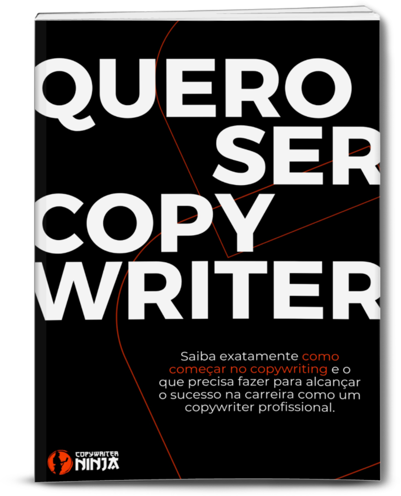 E-book como se tornar um copywriter profissional e começar no copywriting da maneira certa.